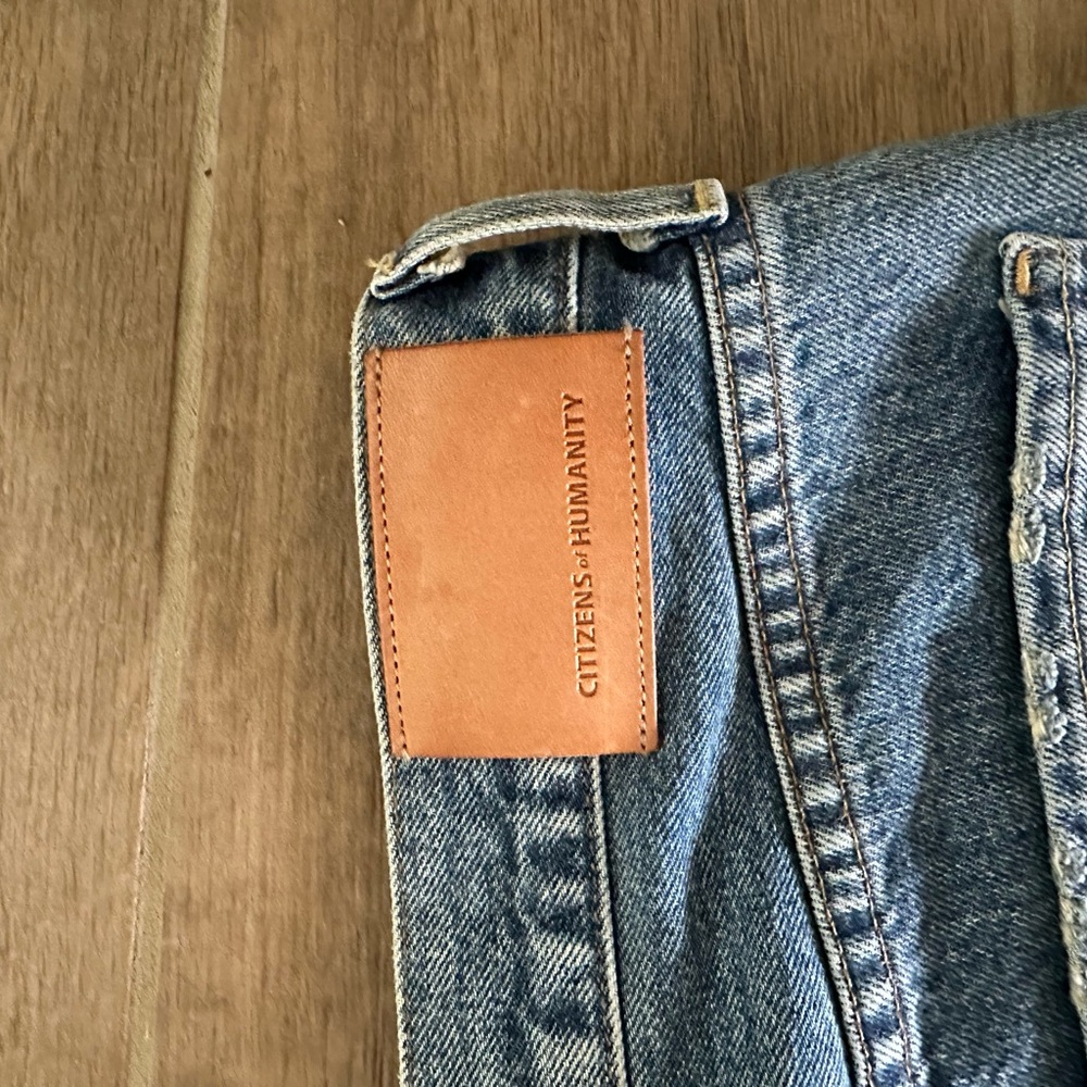 Citizens Of Humanity Light Blue Straight Leg Jeans - Picture 3 of 5